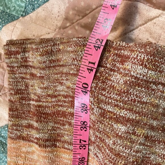 Vintage Mother Nature Joseph Ribkoff Mod Bodycon Knit Dress Womens 70s Boho - Picture 13 of 13